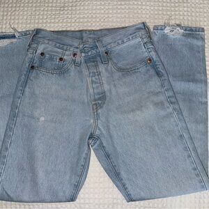 Levi's Blue 501 Jeans Classic Denim